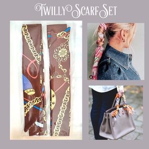 Handbag Skinny Scarf Set • 3/$20